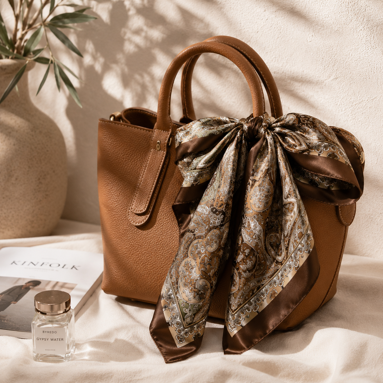 Premium Paisley Multi-Functional Silk Scarf