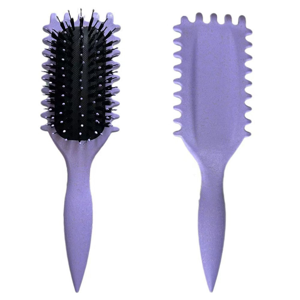 New Cross-border Bouncy Curl Styling Massage Brush