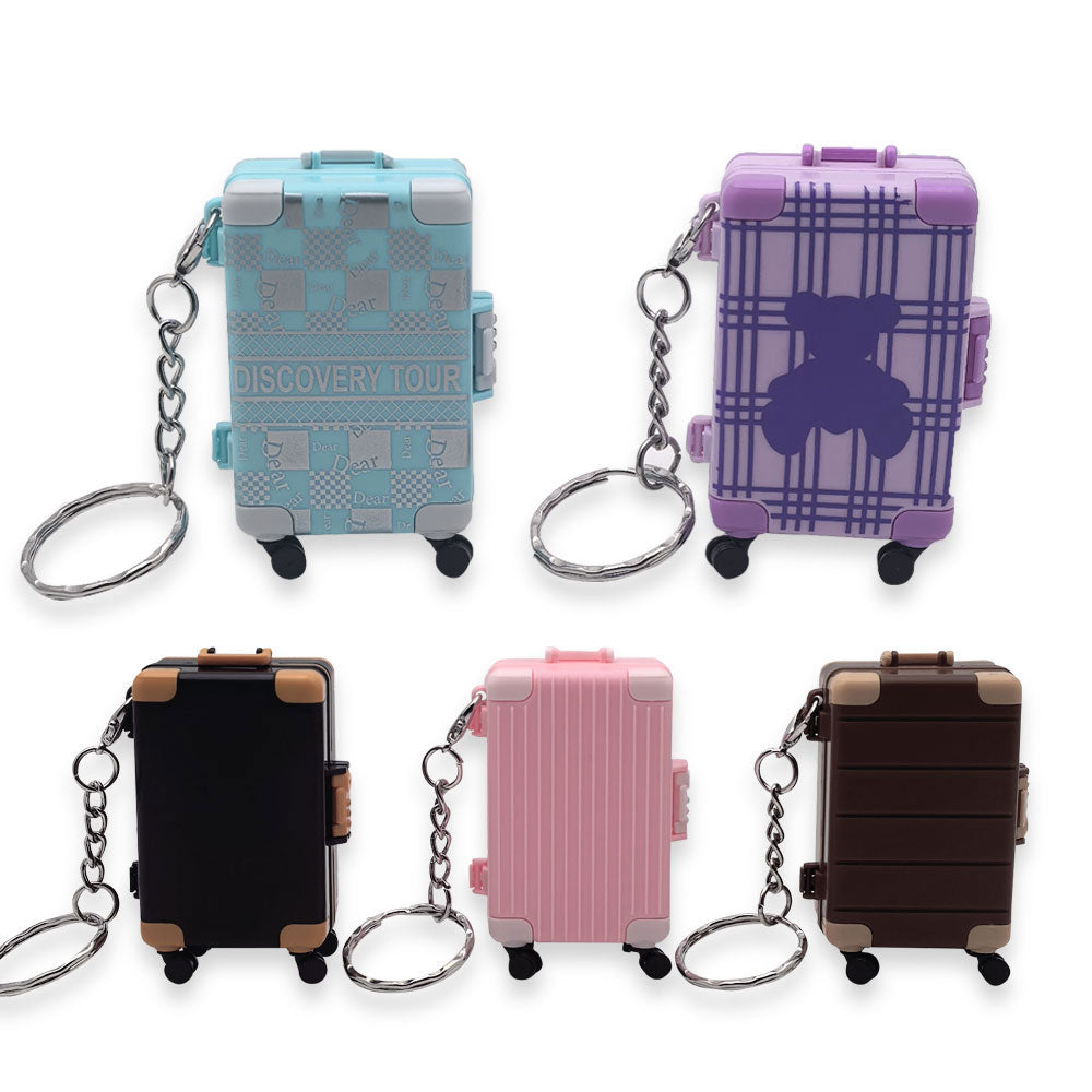 Keychain Mini Suitcase Storage Box