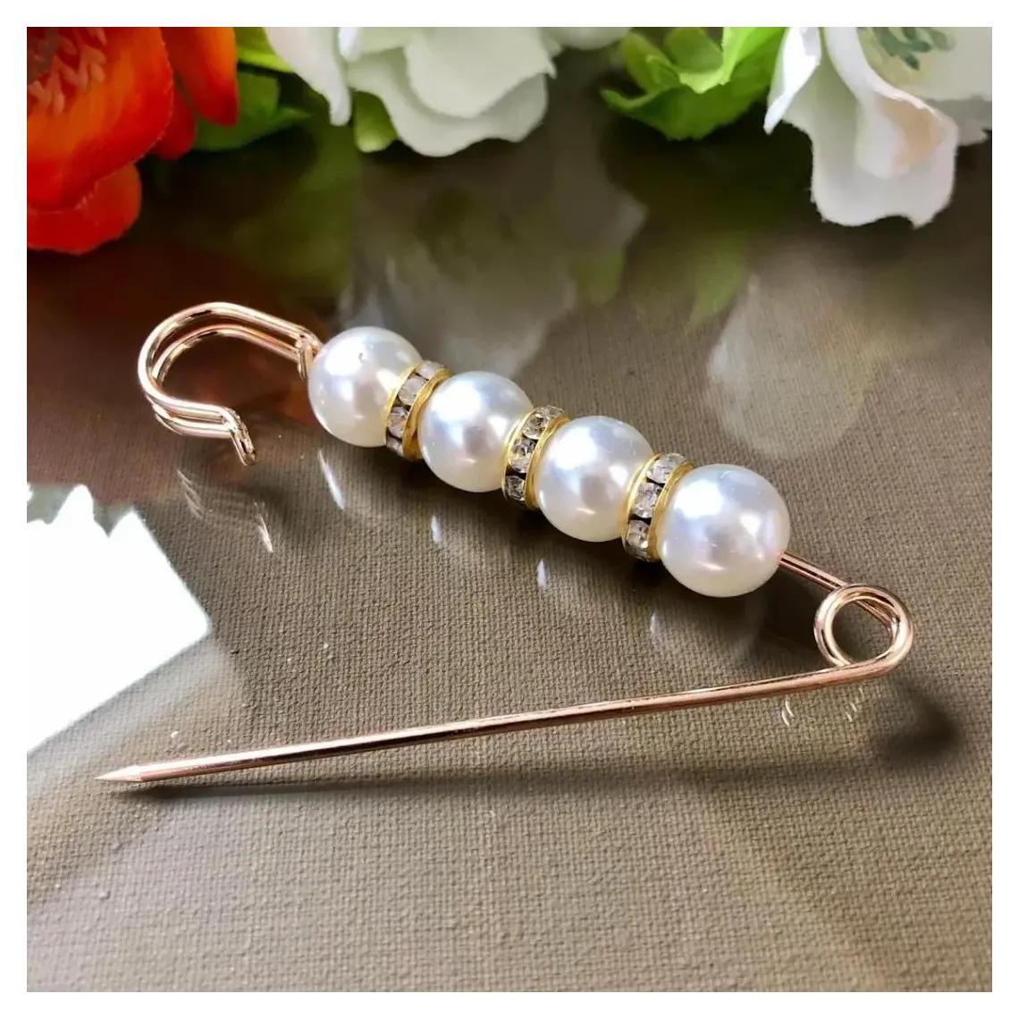 Elegant High-Grade Jewelry Waist Pin