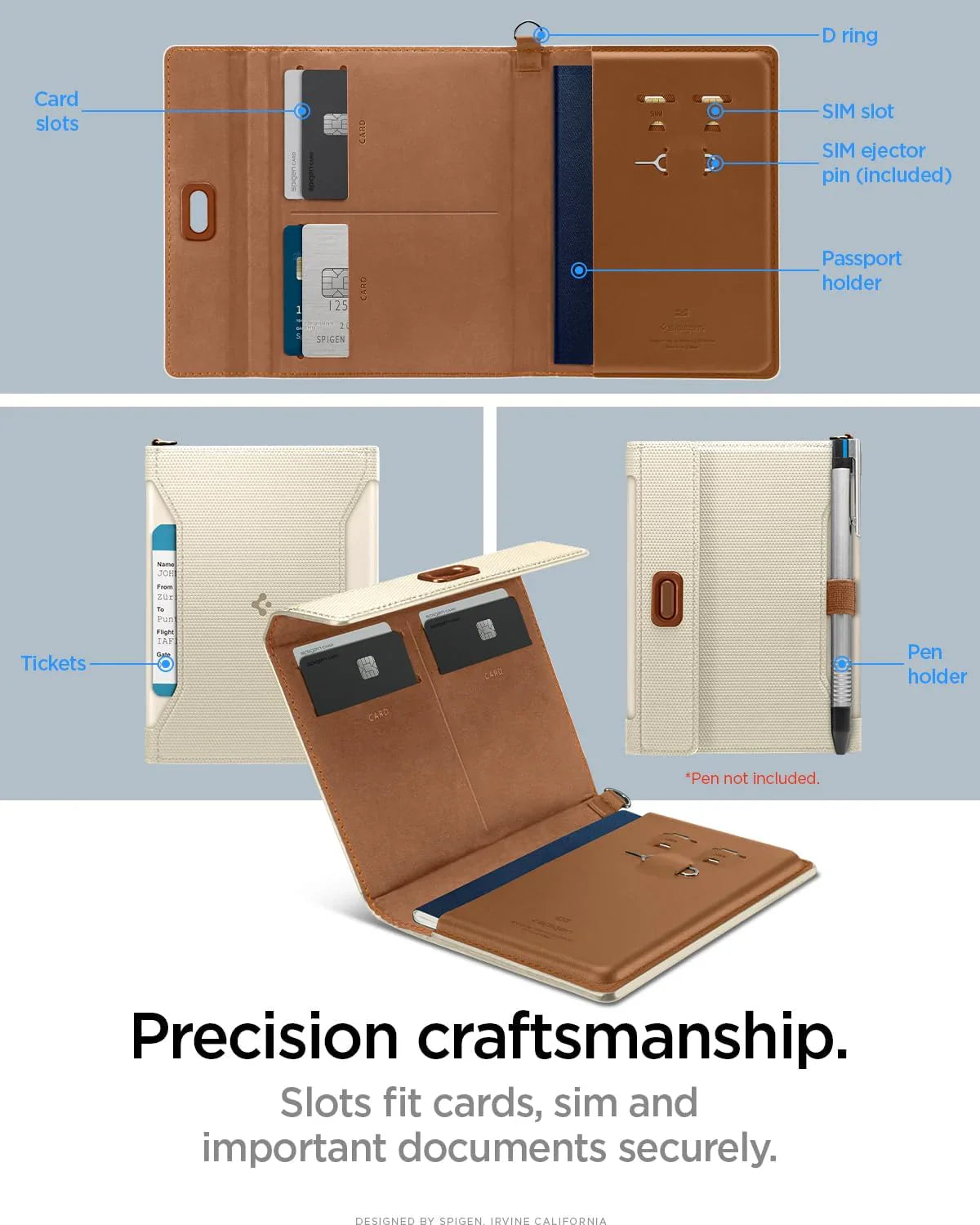 Passport Travel Wallet Documents