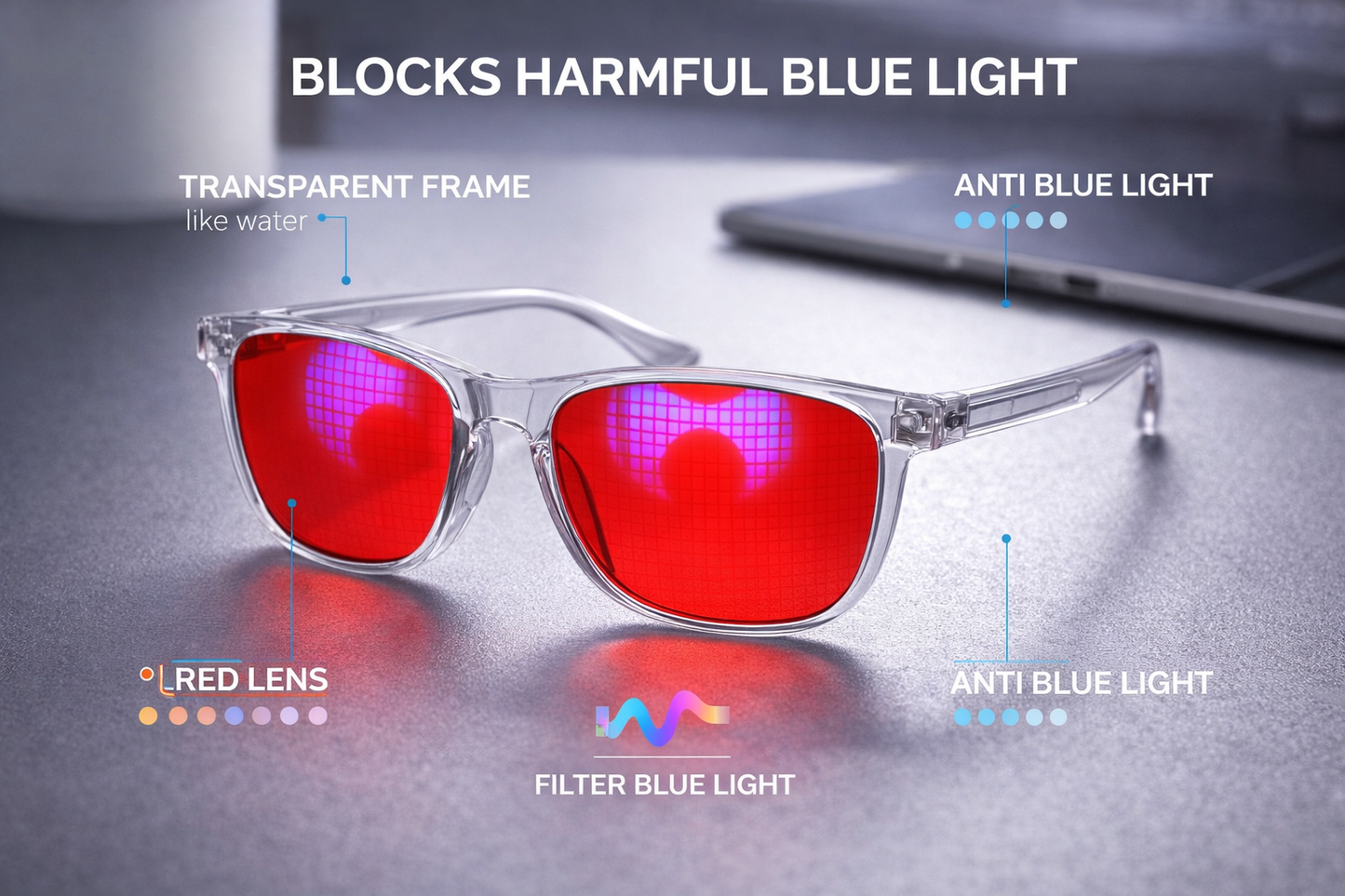 Red Guard Vision Glasses