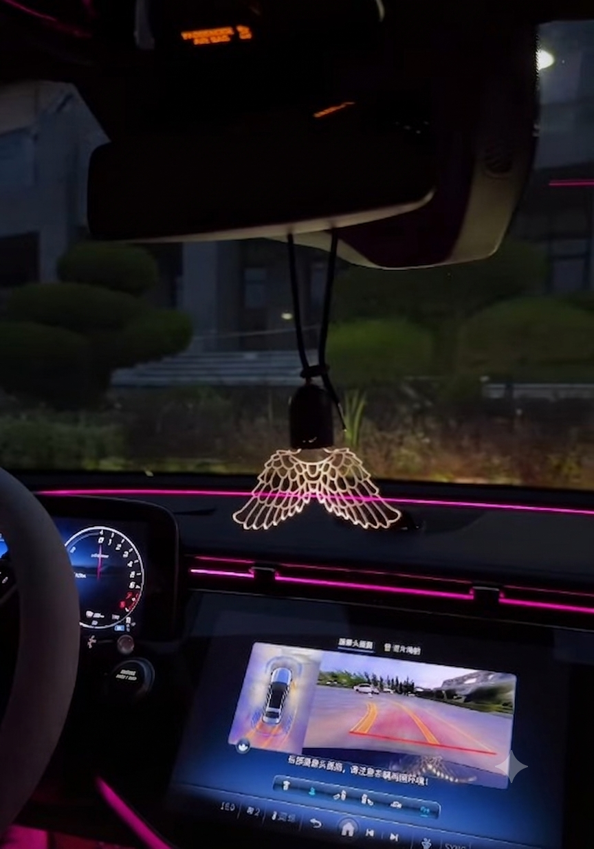 Angel Wings Car Hanging Light