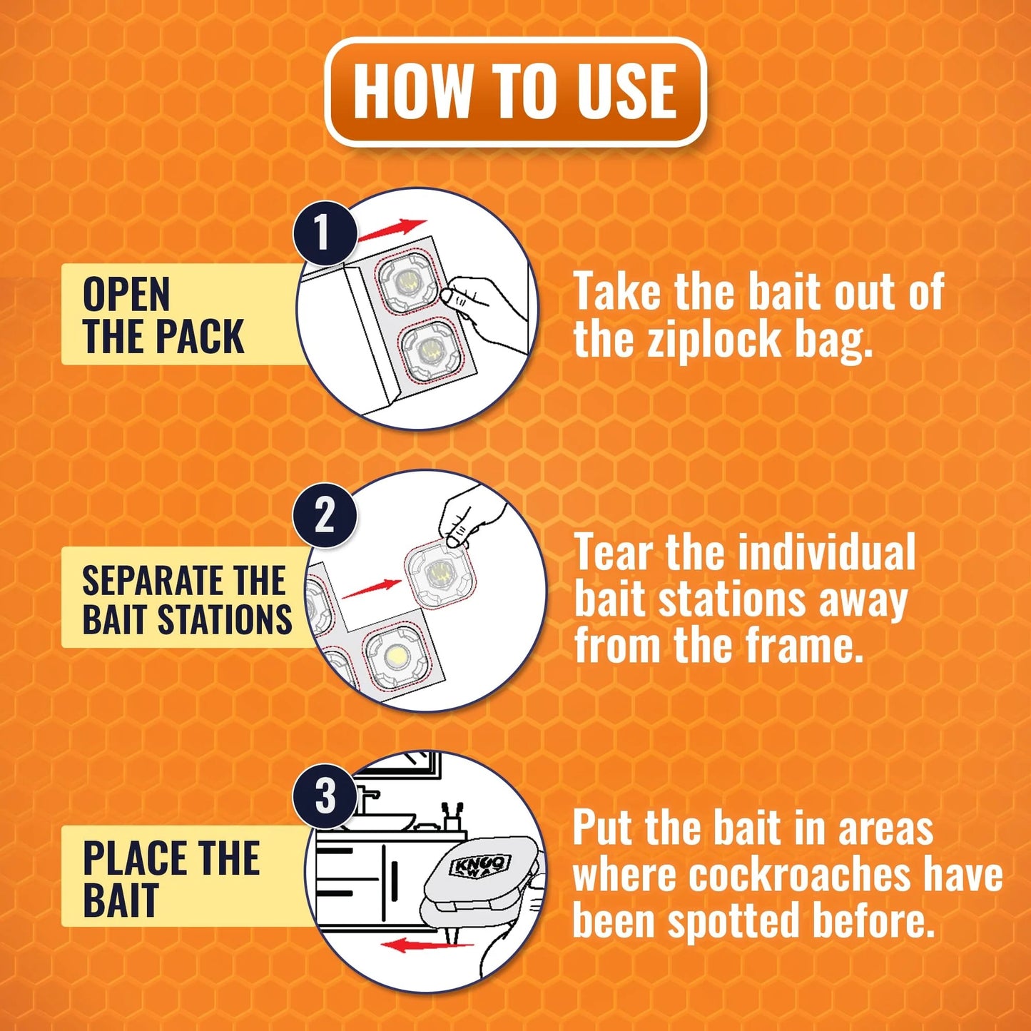 KNOQ AWAY Cockroach Bait