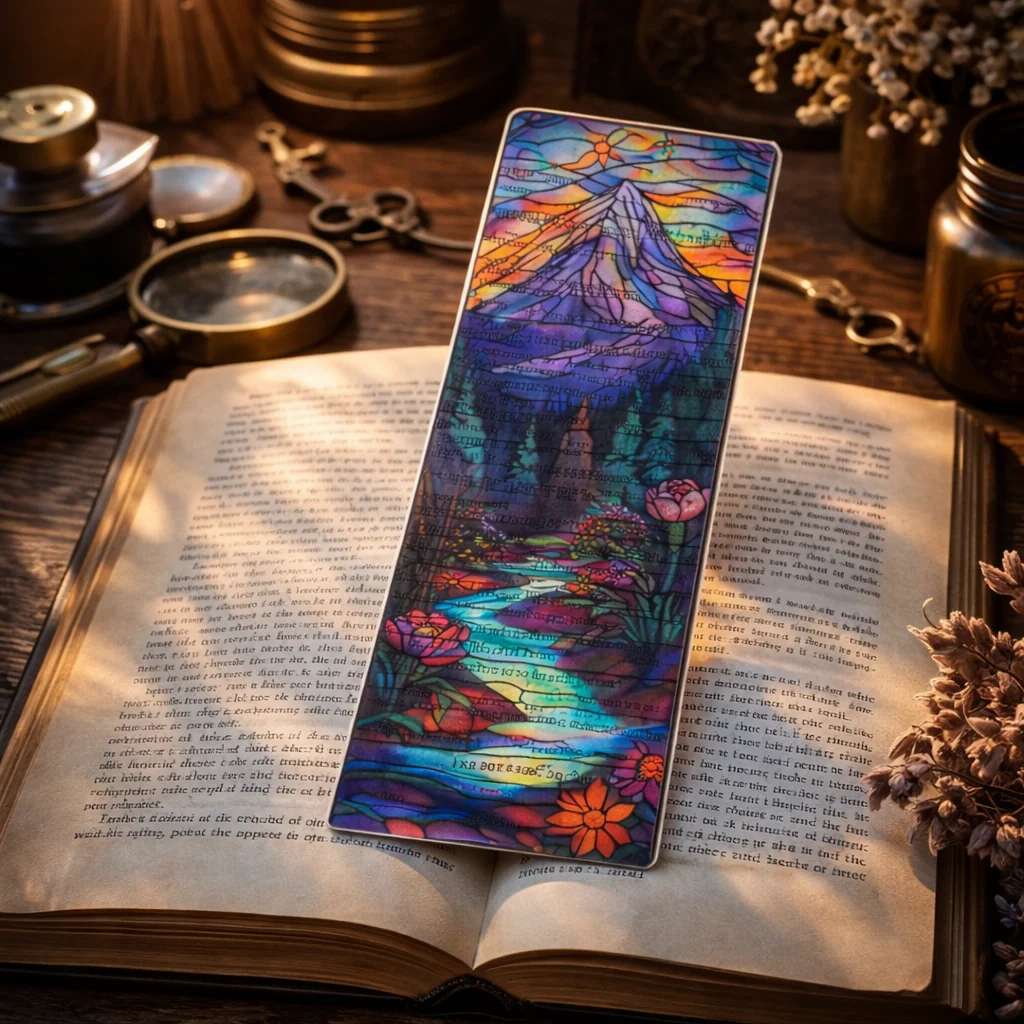 Stained Glass Fantasy Bookmark Set