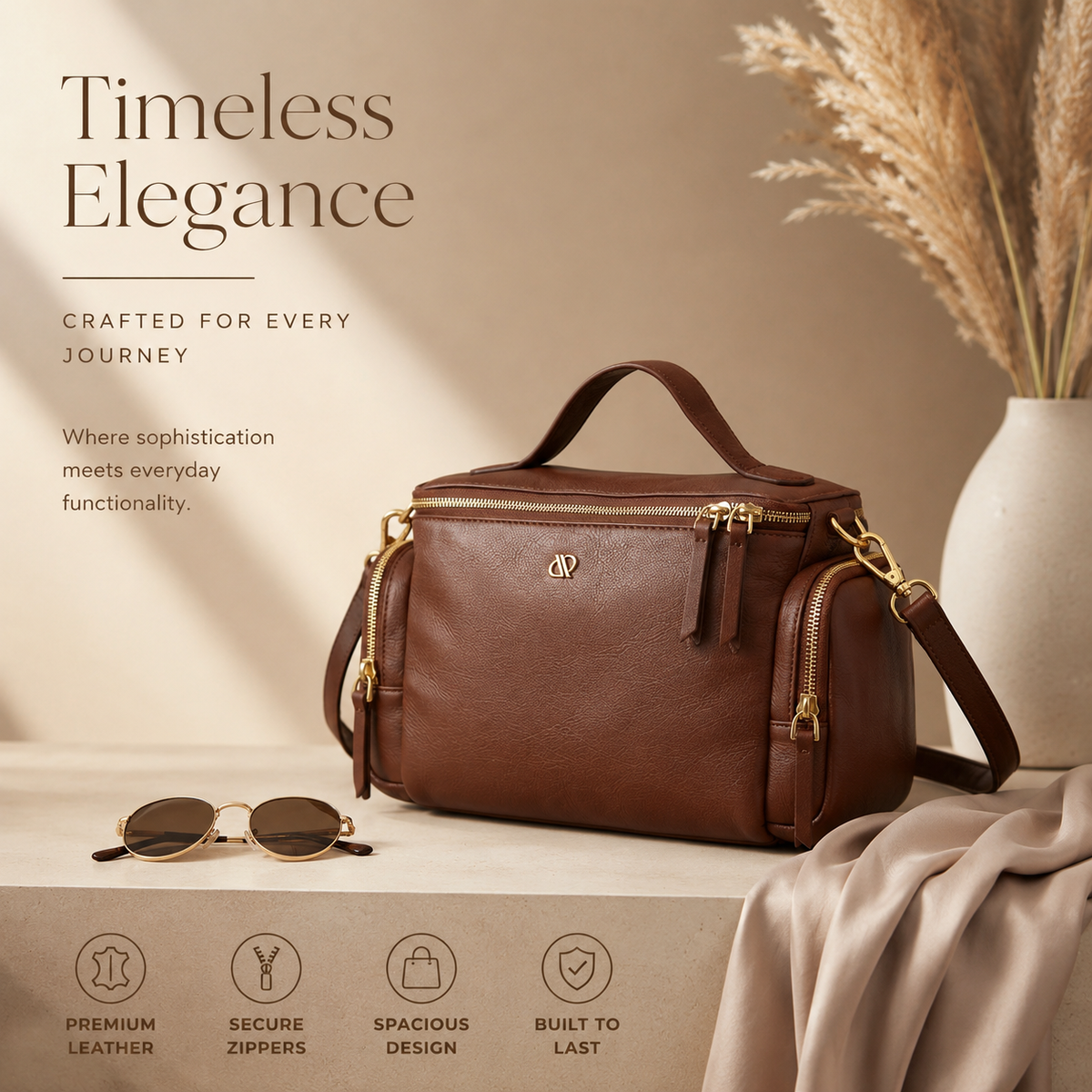 Luxe Voyager Crossbody Bag