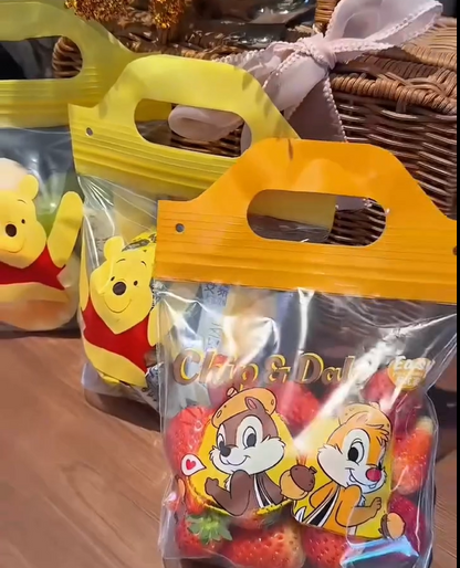 Cartoon Design Reusable Plastic Seal Bag