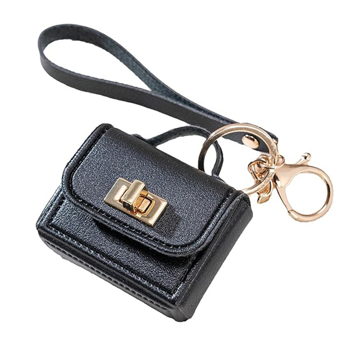 Mini PU Leather Pouch Keychain