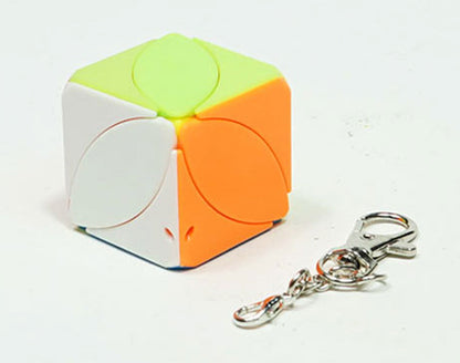 Leaf Fidget Cube Keychain Stress Relief Puzzle Toy