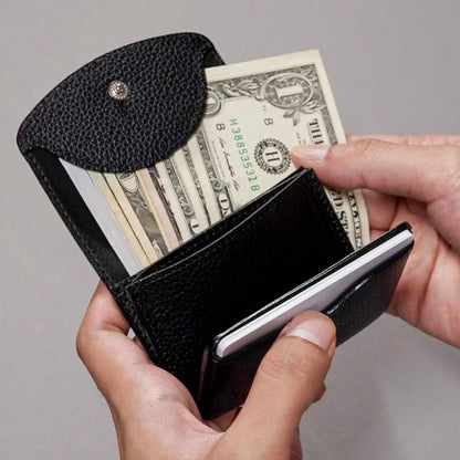 Multi-Function RFID Mini Leather Portable Wallet