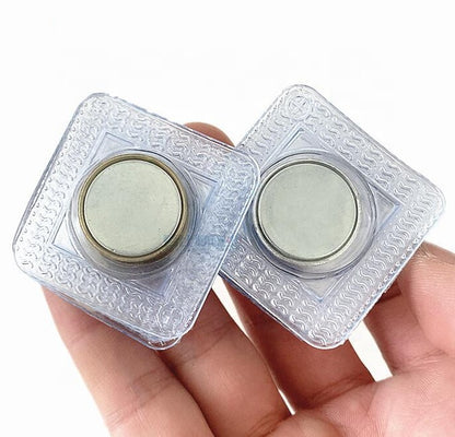 Sewable Magnetic Button with Waterproof & Washable PVC Cover