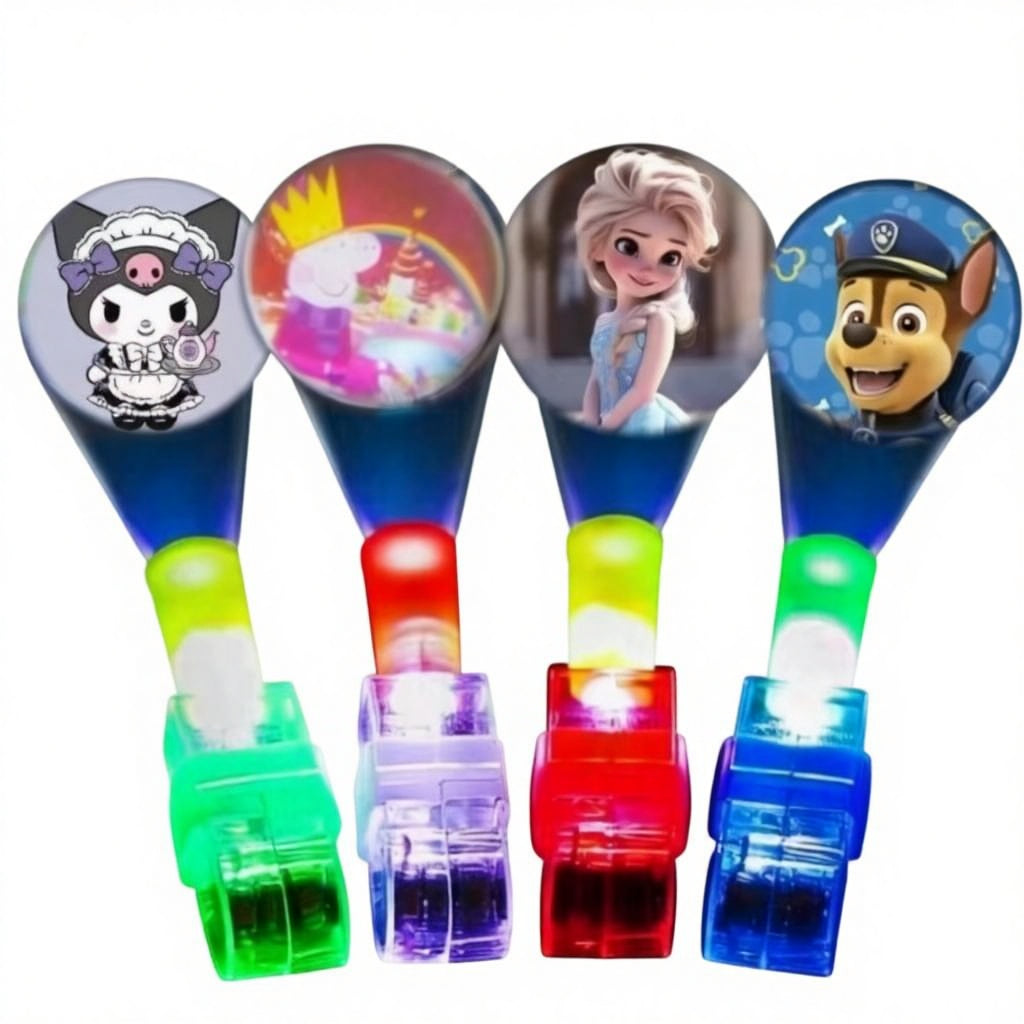 Cartoon Projection LED Finger Lamp Ring