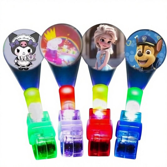 Cartoon Projection LED Finger Lamp Ring