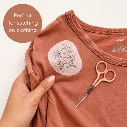 Magic Embroidery Guide Stickers ( Water Soluble )