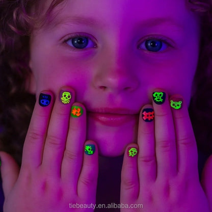 Glow In Dark Nail Stickers For Children
