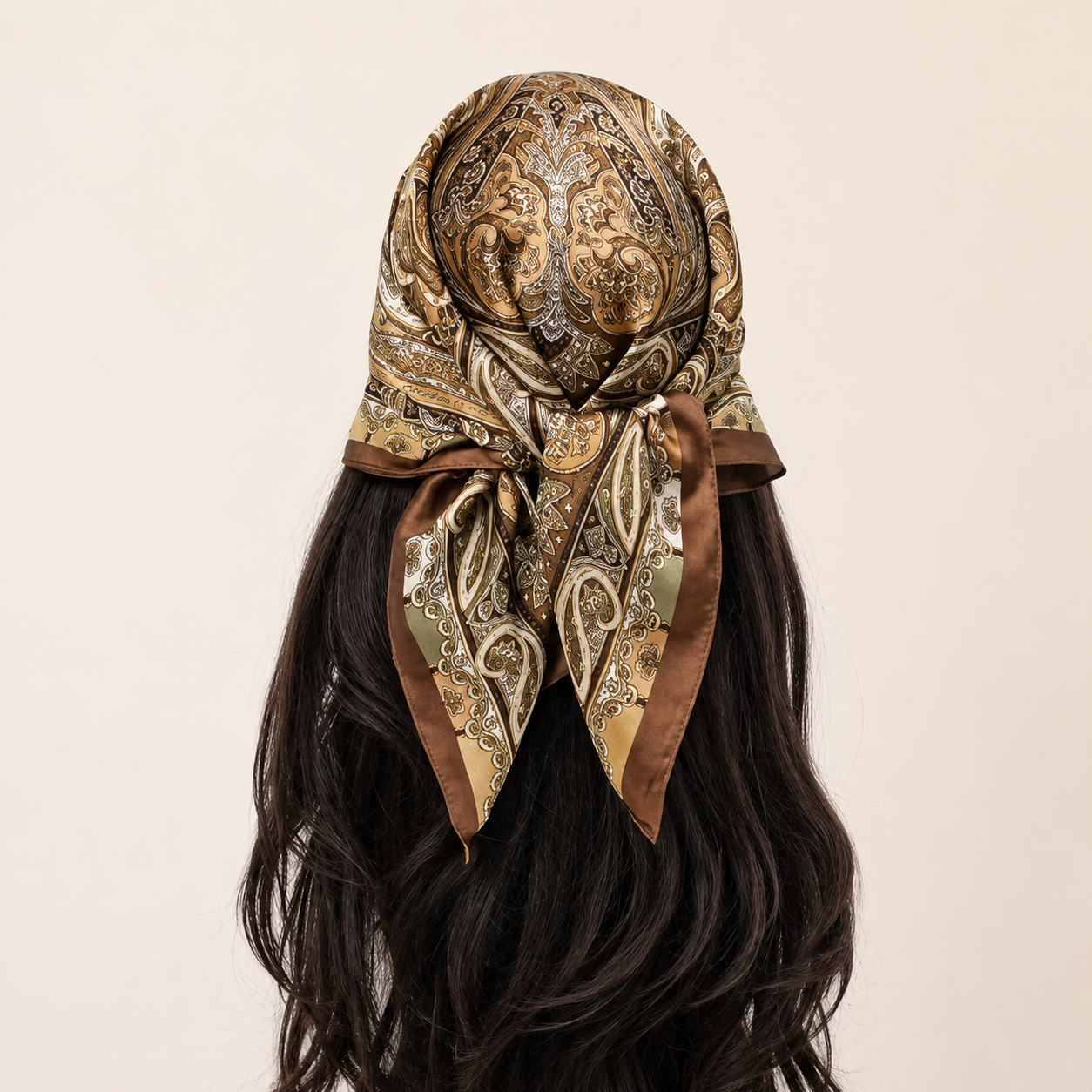 Premium Paisley Multi-Functional Silk Scarf