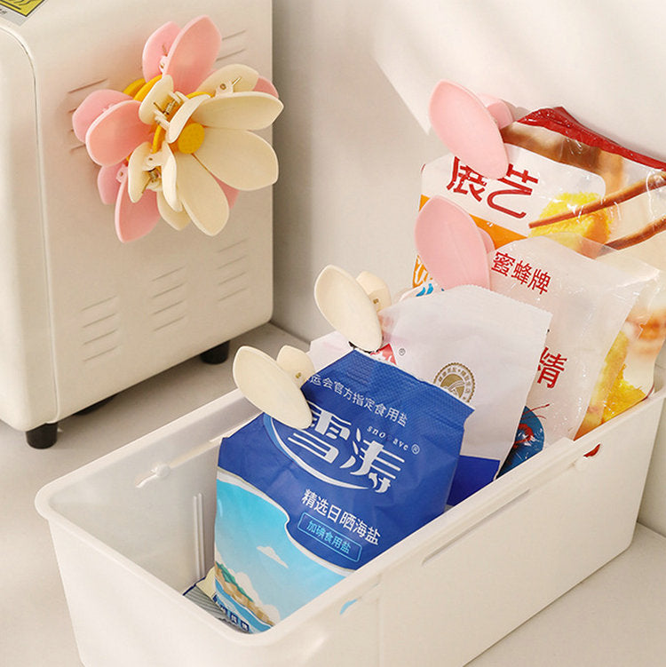 Flower Shaped Magnetic Bag Sealing Clips