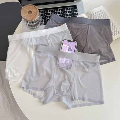 Men’s No Smell Premium Ice Silk Boxers