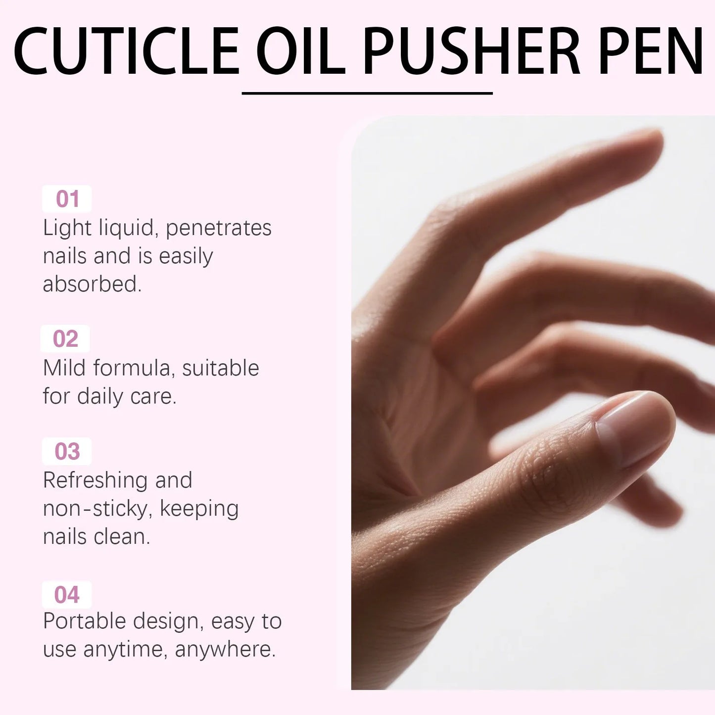 3 in 1 Nail Cuticle Care Oil Pen