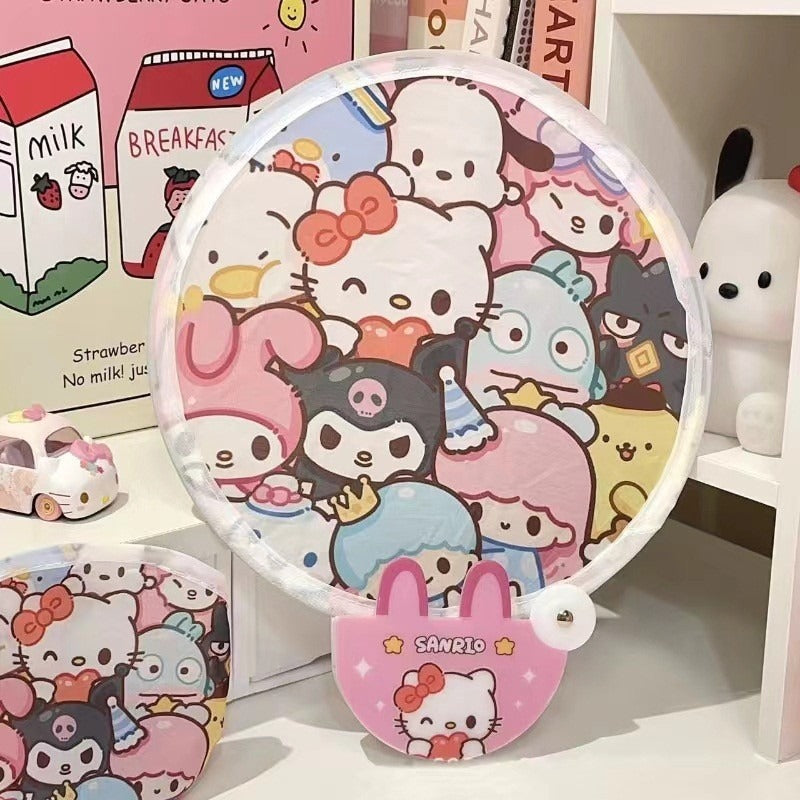 Mini Cartoon Folding Pocket Fan