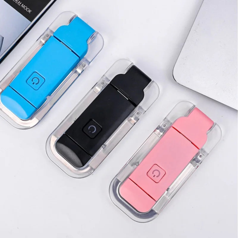 Mini Portable USB Rechargeable LED Clip Bookmark