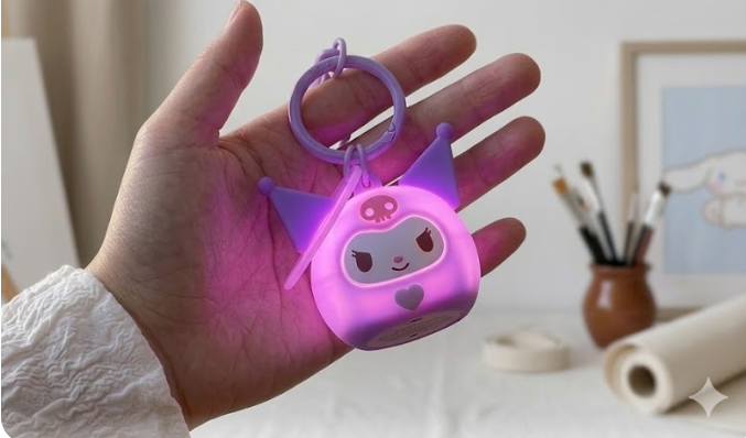 Glowing Sanrio Keychain