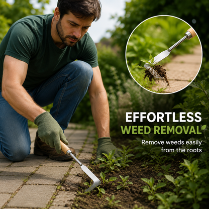 Heavy-Duty L-Shaped Crack Weeder Remover