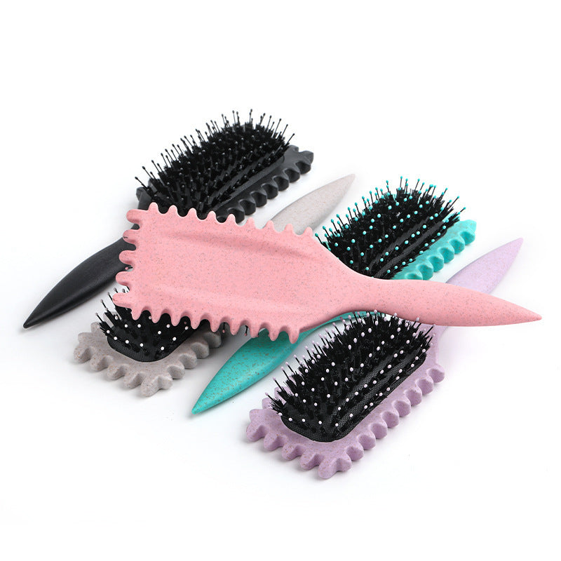 New Cross-border Bouncy Curl Styling Massage Brush