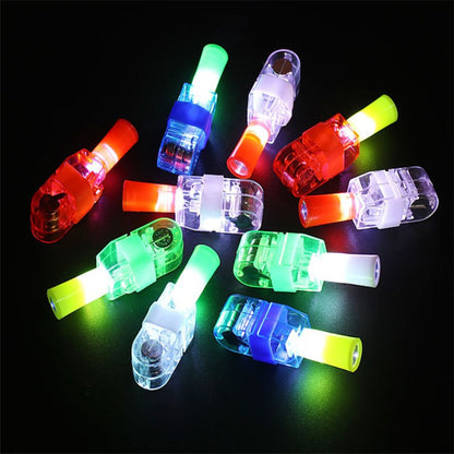 Cartoon Projection LED Finger Lamp Ring