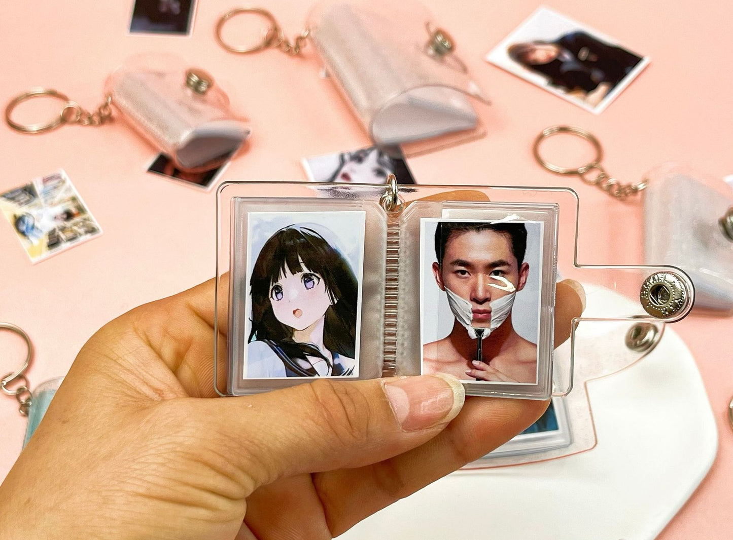 Small Hanging Picture Album Keychain