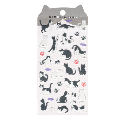 Funny Cat Felt  3d Fabric Sticker