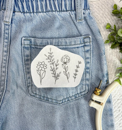 Magic Embroidery Guide Stickers ( Water Soluble )