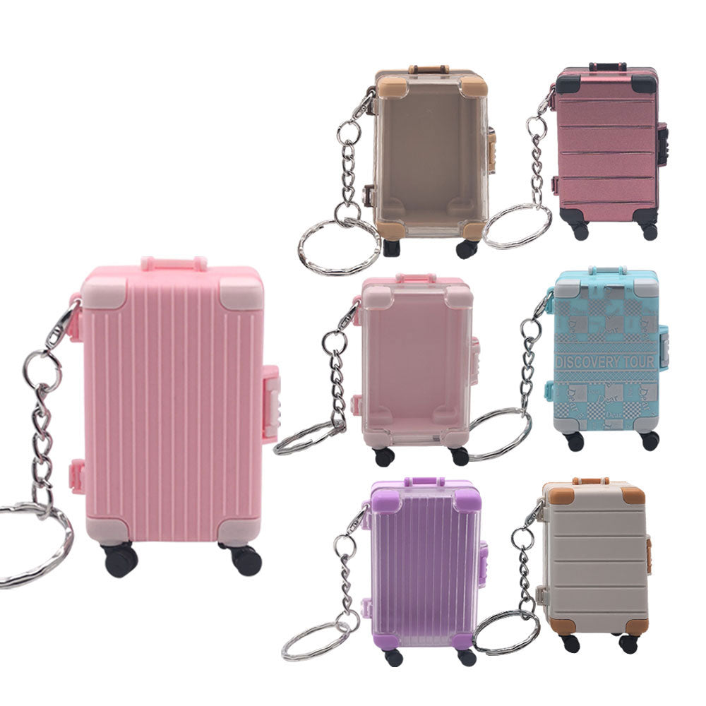 Keychain Mini Suitcase Storage Box