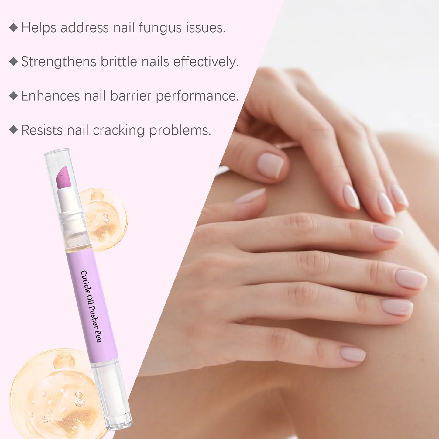 3 in 1 Nail Cuticle Care Oil Pen