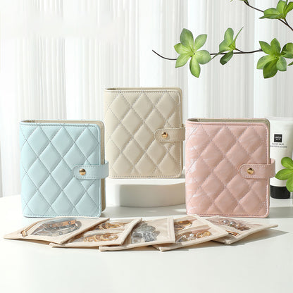 Luxury Portable Jewelry Organizer Book