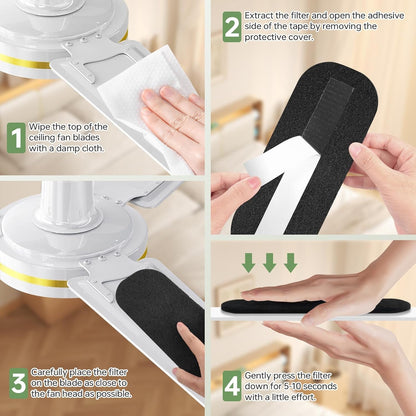 Ceiling Fan Filters for Fan Air Purifier