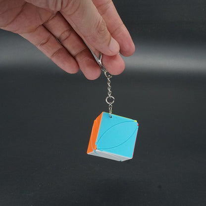 Leaf Fidget Cube Keychain Stress Relief Puzzle Toy