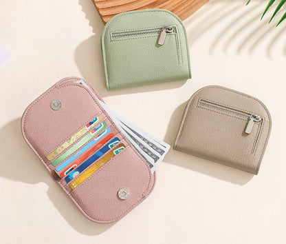 New Semi-circular Folding Women's Wallet