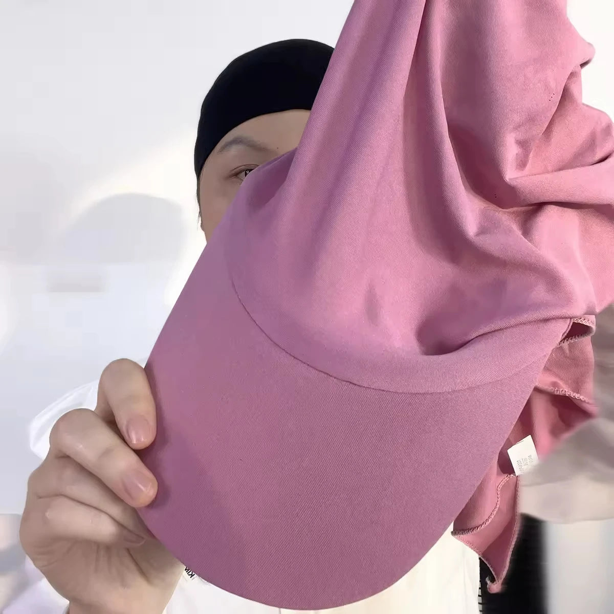 New Instant Hijab Baseball Cap Scarf