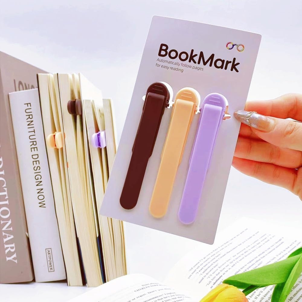 Eco-friendly Durable Silicone Bookmark Clip