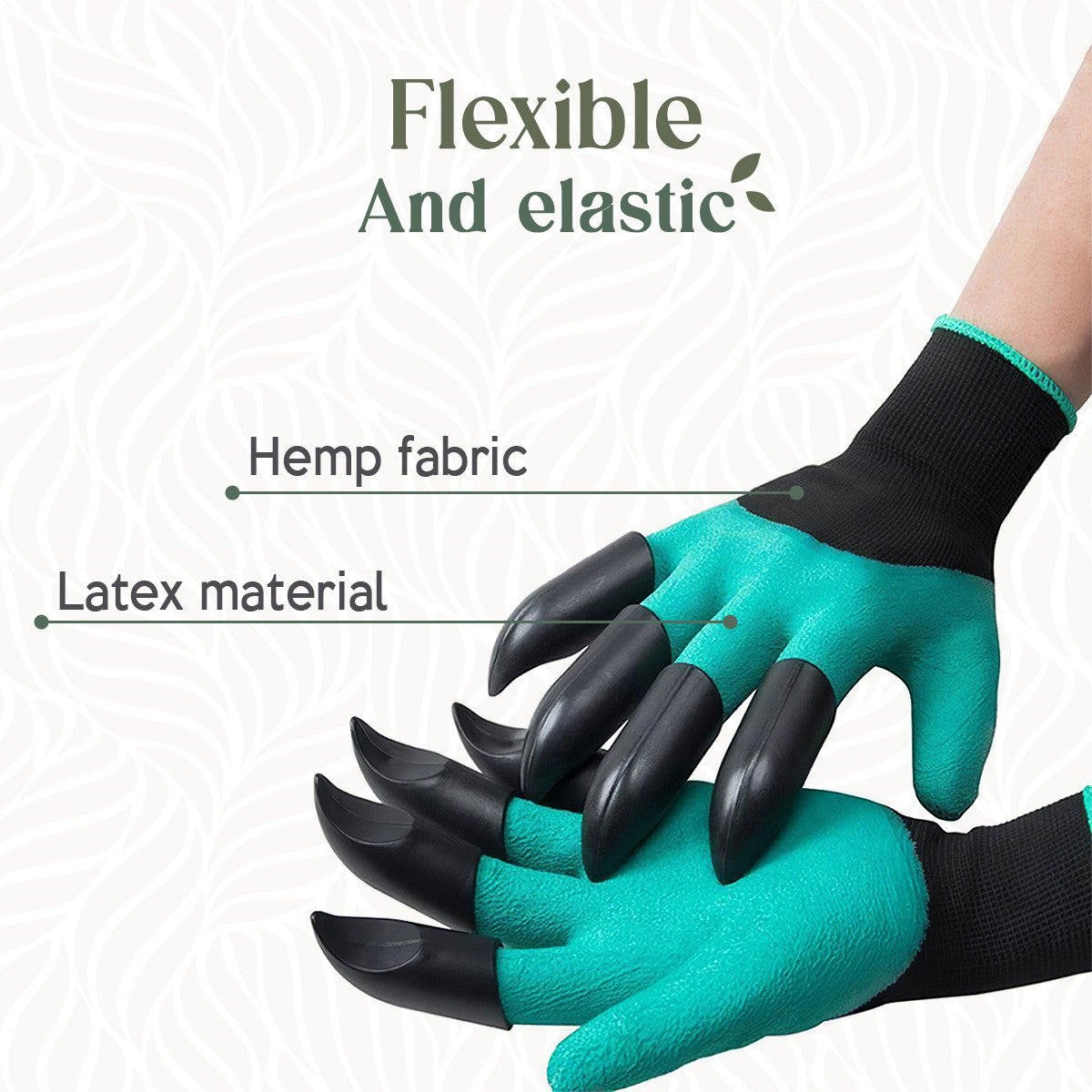 Digging Planting Waterproof Garden Gloves With Claws