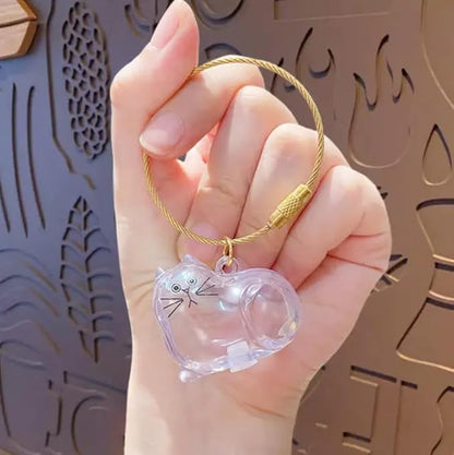 🐱 Cat Fur Keepsake Keychain 🐾