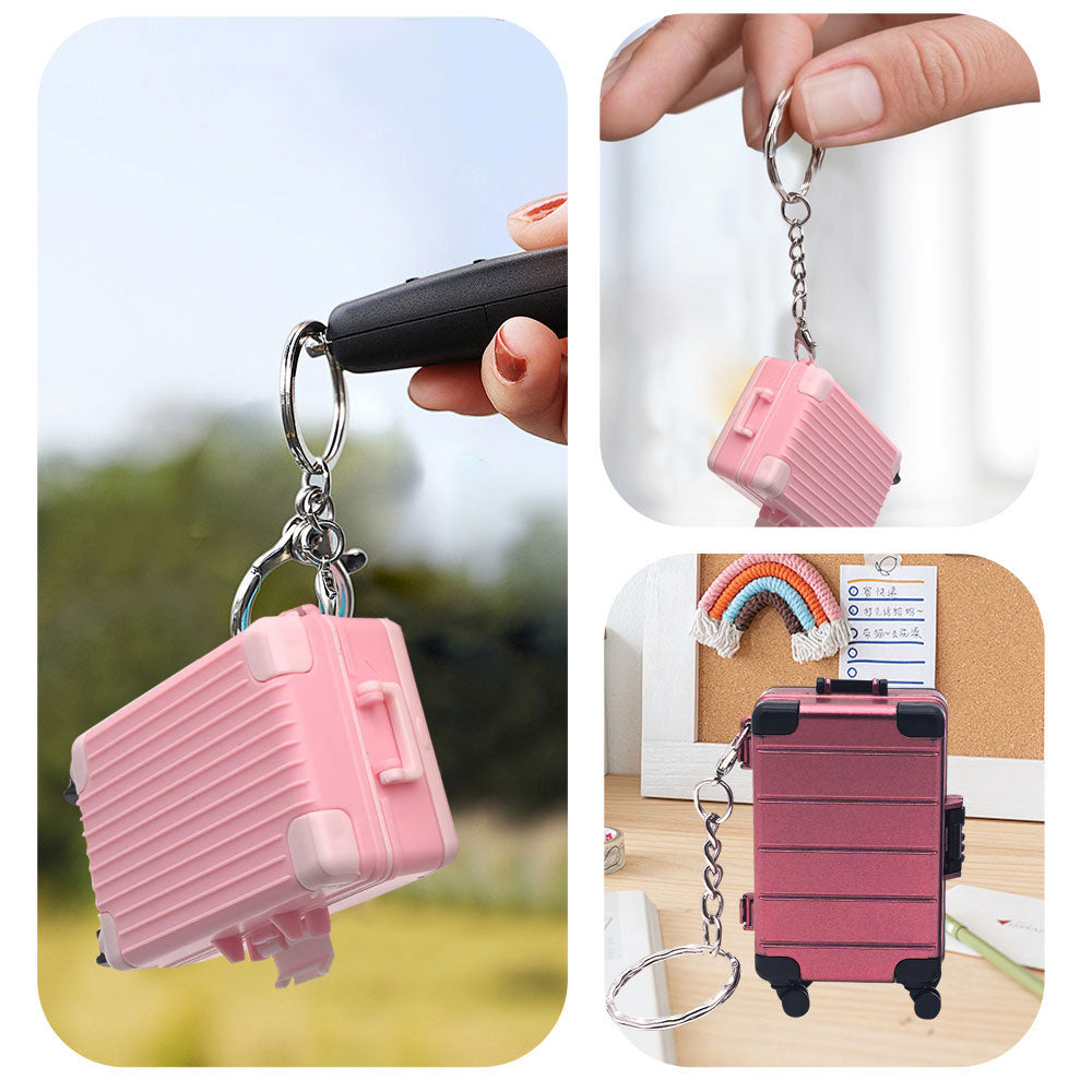 Keychain Mini Suitcase Storage Box