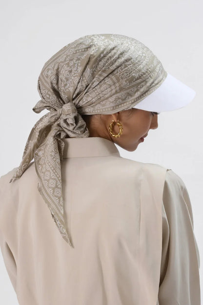 New Instant Hijab Baseball Cap Scarf