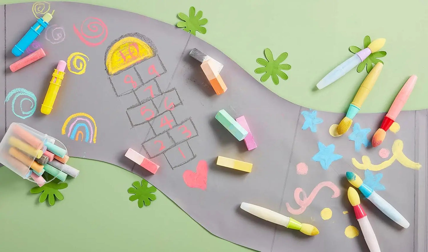 Sidewalk Chalk Paint Brush