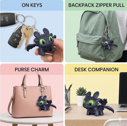 Toothless Night Fury Keychain
