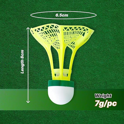 Glow LED Shuttlecock Set for Night Play