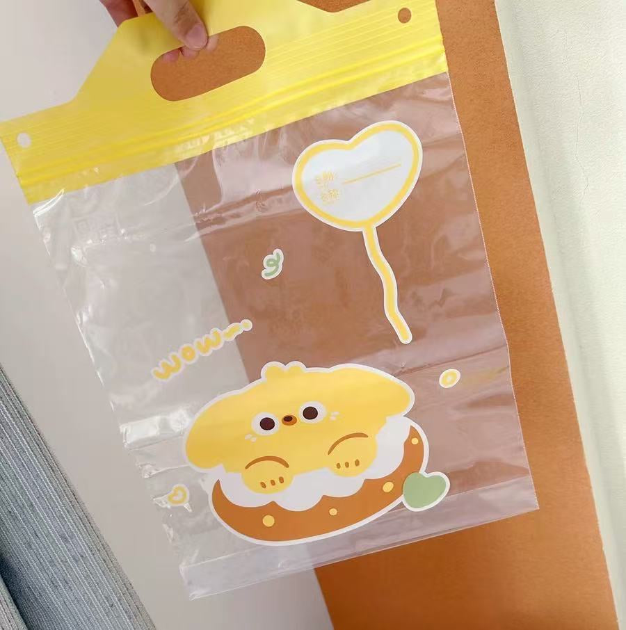 Cartoon Design Reusable Plastic Seal Bag