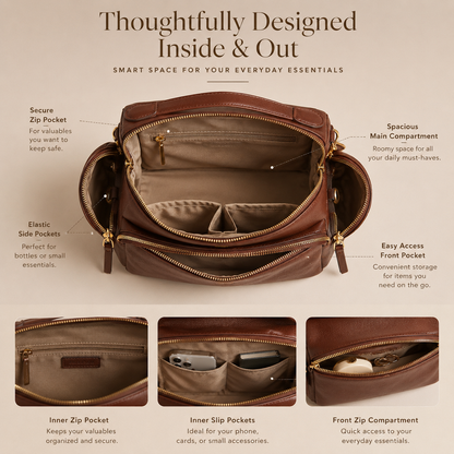 Luxe Voyager Crossbody Bag