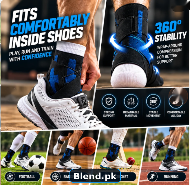 ProFit 360° Sports Ankle Support Brace – Adjustable Ankle Stabilizer for Men & Women